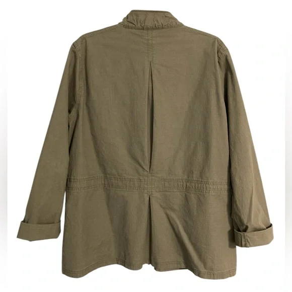 Eddie Bauer olive/army green ladies utility jacket size XL - Picture 3 of 8